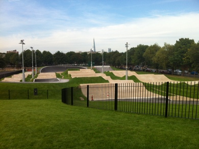 Burgess Park BMX track © Julie MacDonald