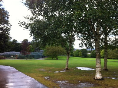 Golders Hill Park view to animal enclosures © Julie MacDonald