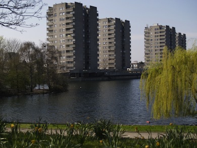 View across Southmere Lake © John Archer