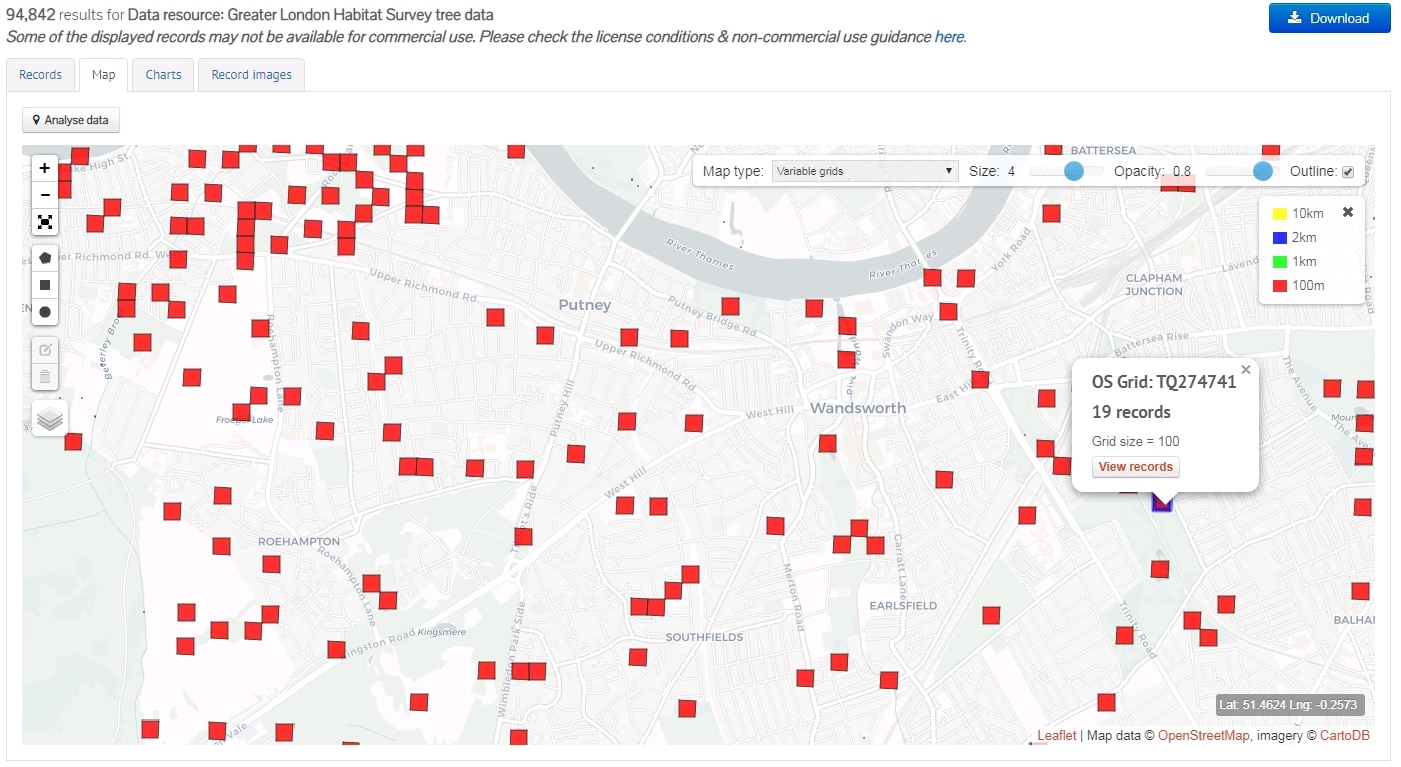 GiGL data on the NBN Atlas