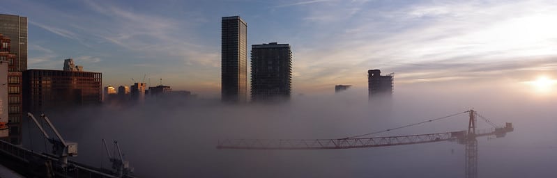 Photo of development in Canary Wharf