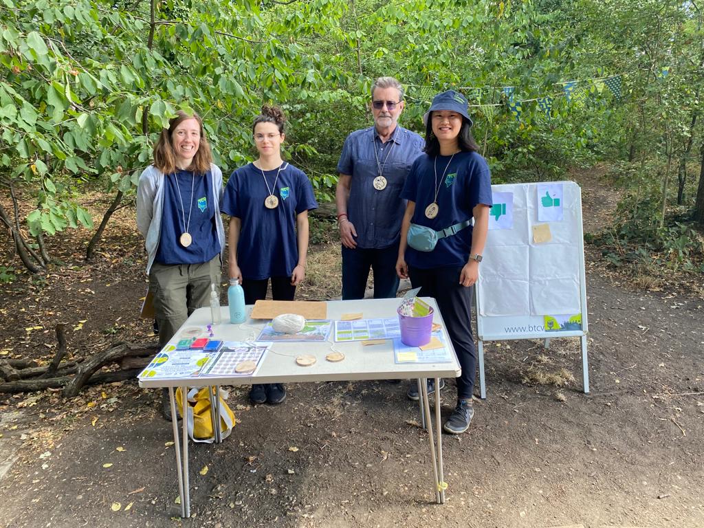 The Conservation Volunteers (TCV) community events in Haringey’s 
Ancient woodlands, July-August 2022 © TCV