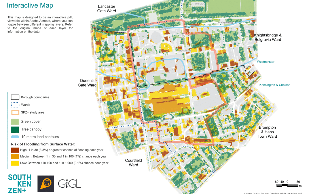 Mapping a biodiversity baseline for a cultural quarter: GiGL’s partnership with South Ken ZEN+